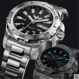 Yelang Men Automatic Watch Tritium T100 Light Switzerland ETA Movement 25Jewels Rotate Dial Date Day Diver Watch Waterproof300m