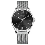 Super Slim Mechanical Watches Casual Wristwatch Business SWISS AGELOCER Brand Leather Watch Men's Fashion 2019 relojes hombre