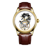 Real Tourbillon Watch Men GUANQIN Watch Skeleton Mechanical Sapphire Mens Watches Top Brand Luxury Clock Men Relogio Masculino