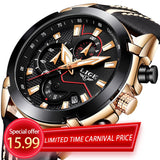 Clearance Sale LIGE Fashion Watch For Man Top Brand Quartz Mens Watches Militray Waterproof Date Clock Sport Chronograph+Box