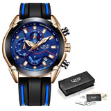 Clearance Sale LIGE Fashion Watch For Man Top Brand Quartz Mens Watches Militray Waterproof Date Clock Sport Chronograph+Box