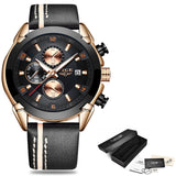 Clearance Sale LIGE Fashion Watch For Man Top Brand Quartz Mens Watches Militray Waterproof Date Clock Sport Chronograph+Box