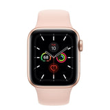 New Official Apple Watch Series 5 GPS + Cellular 40MM/44MM Aluminum Case with White/Black/Pink Sand Sport Band Remote Smartwatch
