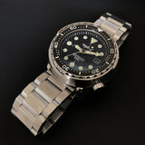 STEELDIVE Men's Watch Diving Watch 300m Auto Mechanical Watch Pilot Watch Bronz Watch Luminous Watch Black Luxury 1975S