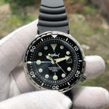 STEELDIVE Men's Watch Diving Watch 300m Auto Mechanical Watch Pilot Watch Bronz Watch Luminous Watch Black Luxury 1975S