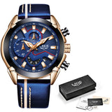 2020 8.28 Activity LIGE Fashion Men Watch Top Brand Luxury 30ATM Waterproof Sport Chronograph Quartz Watch Men Relogio Masculino