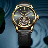 Guanqin Classic Tourbillon Watches Men Skeleton Mechanical Original Brand 2019 Luxury Sapphire Watches For Men Relogio Masculino
