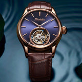 Guanqin Classic Tourbillon Watches Men Skeleton Mechanical Original Brand 2019 Luxury Sapphire Watches For Men Relogio Masculino