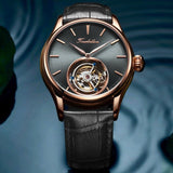 Guanqin Classic Tourbillon Watches Men Skeleton Mechanical Original Brand 2019 Luxury Sapphire Watches For Men Relogio Masculino