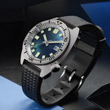 San Martin Tuna 6105 Diver Automatic Mechanical Watches Sapphire Crystal MOP dial 200m Water Resistant Rubber strap Wrist watch